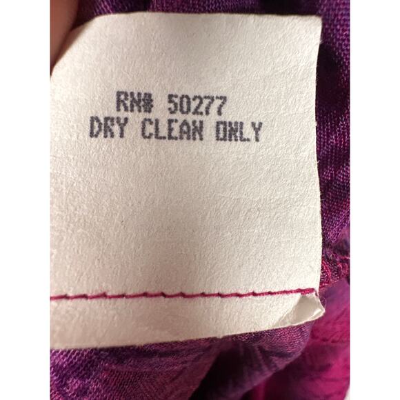 Vintage Carole Little Maxi Dress Size 8 Beaded Hem Whimsigoth Fairy Unique - Picture 9 of 9